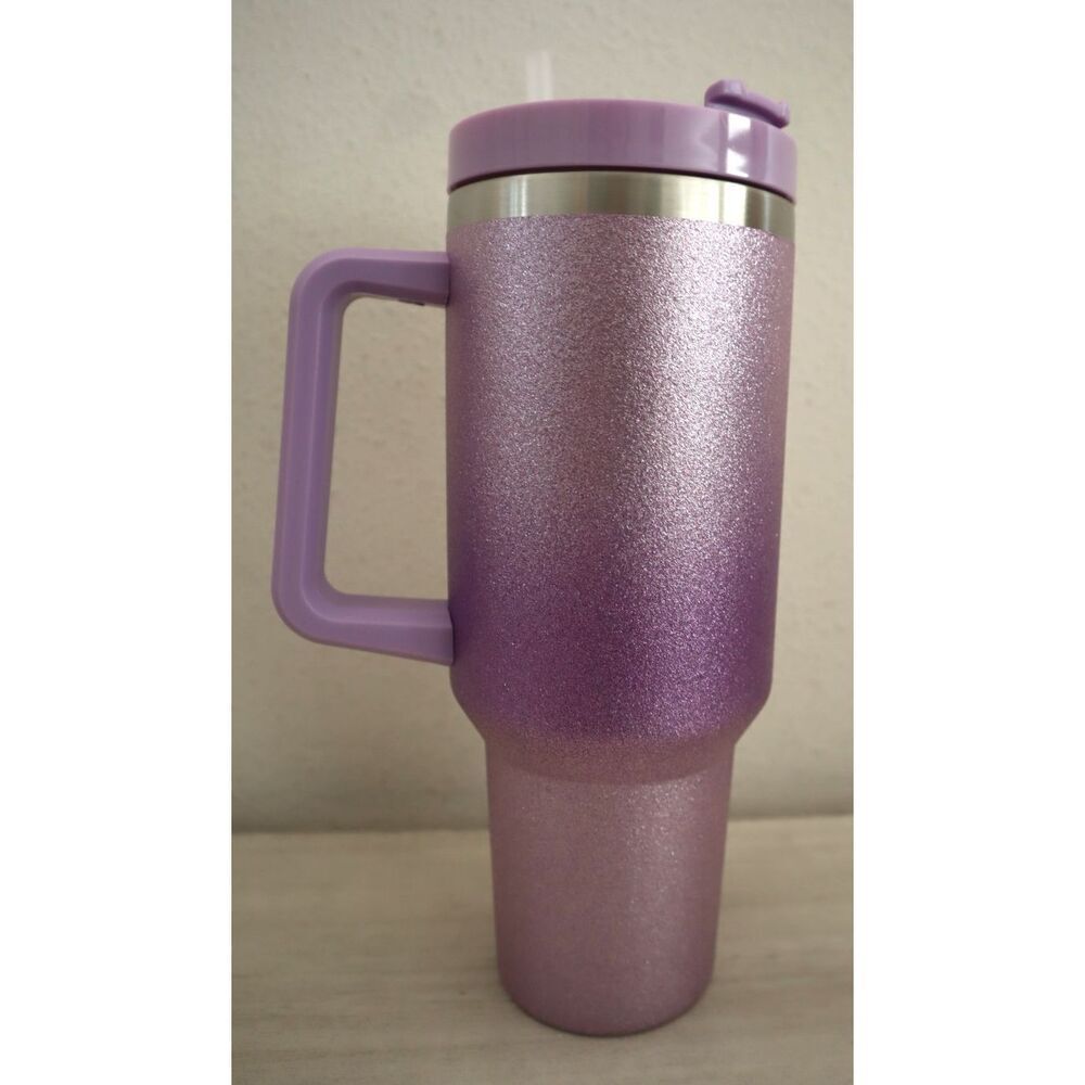 Trueliving 40719902 Hydramaison Stainless Steel Ombre Glitter Tumbler, 41 oz